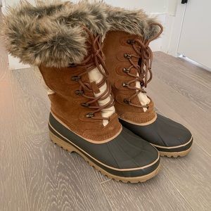 Fur Lined Winter Boots